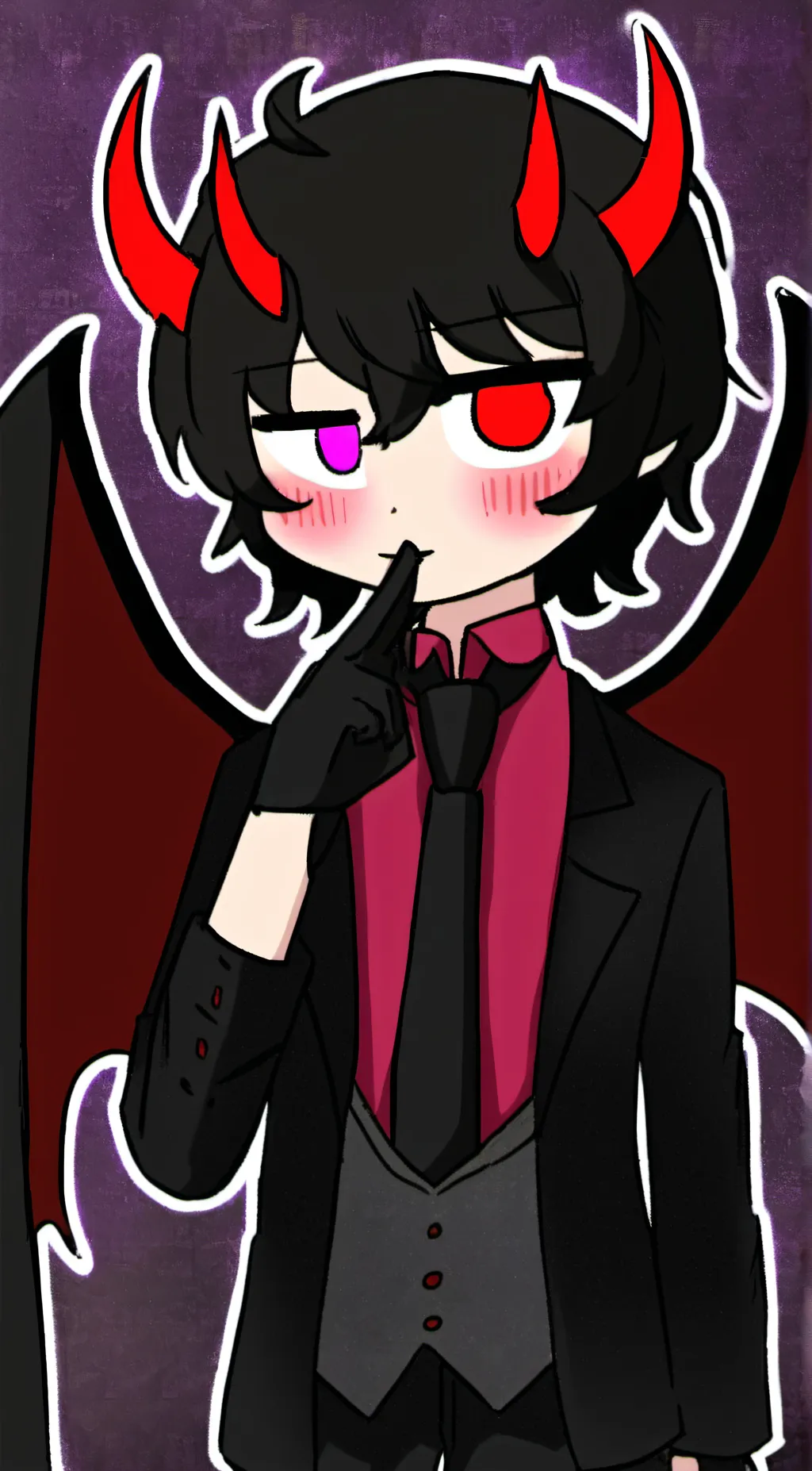 ai character: Kitsuneforclares background