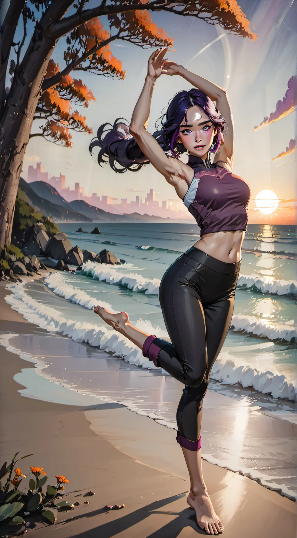 ai character: Crystal background