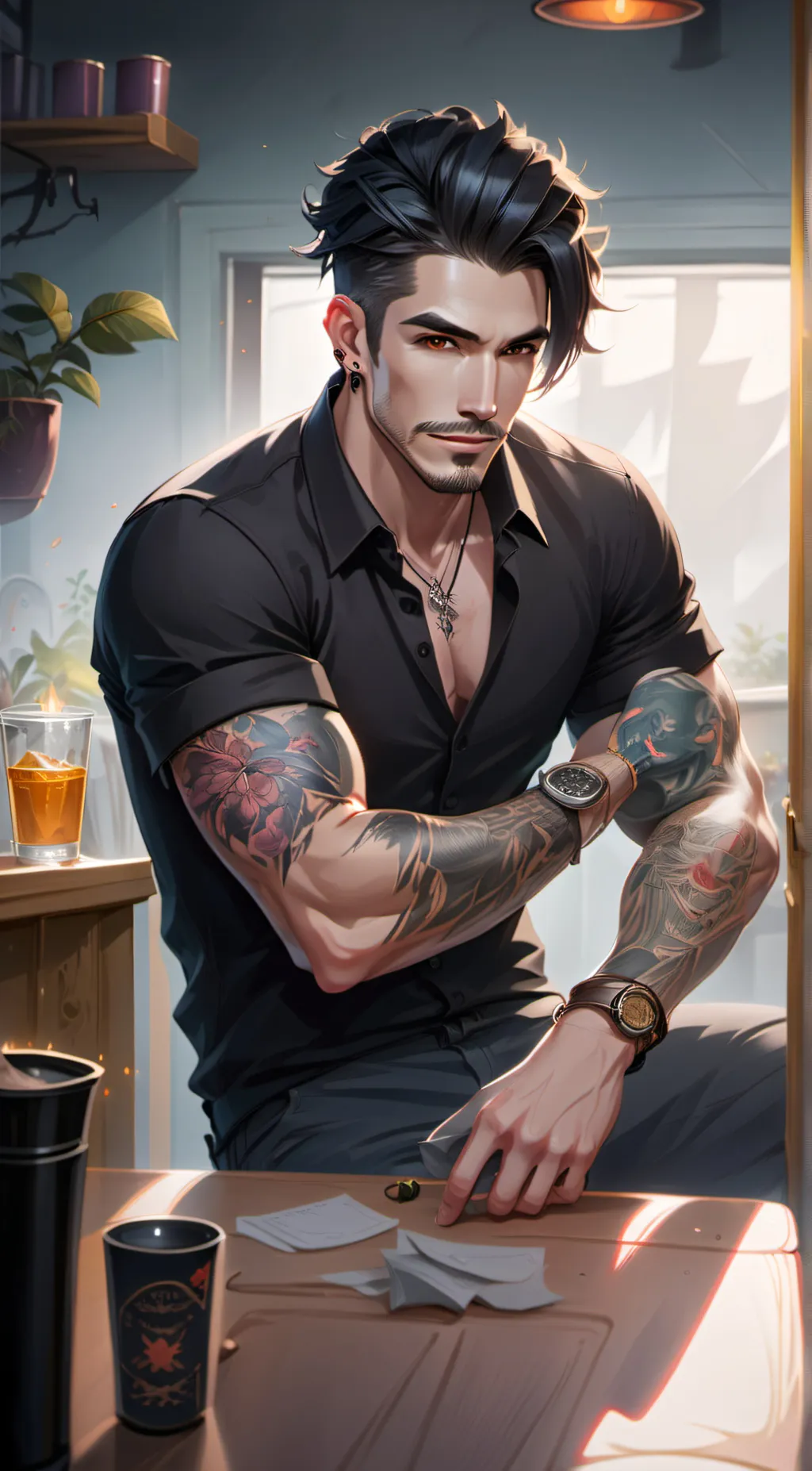 ai character: Kristopher Kannon background
