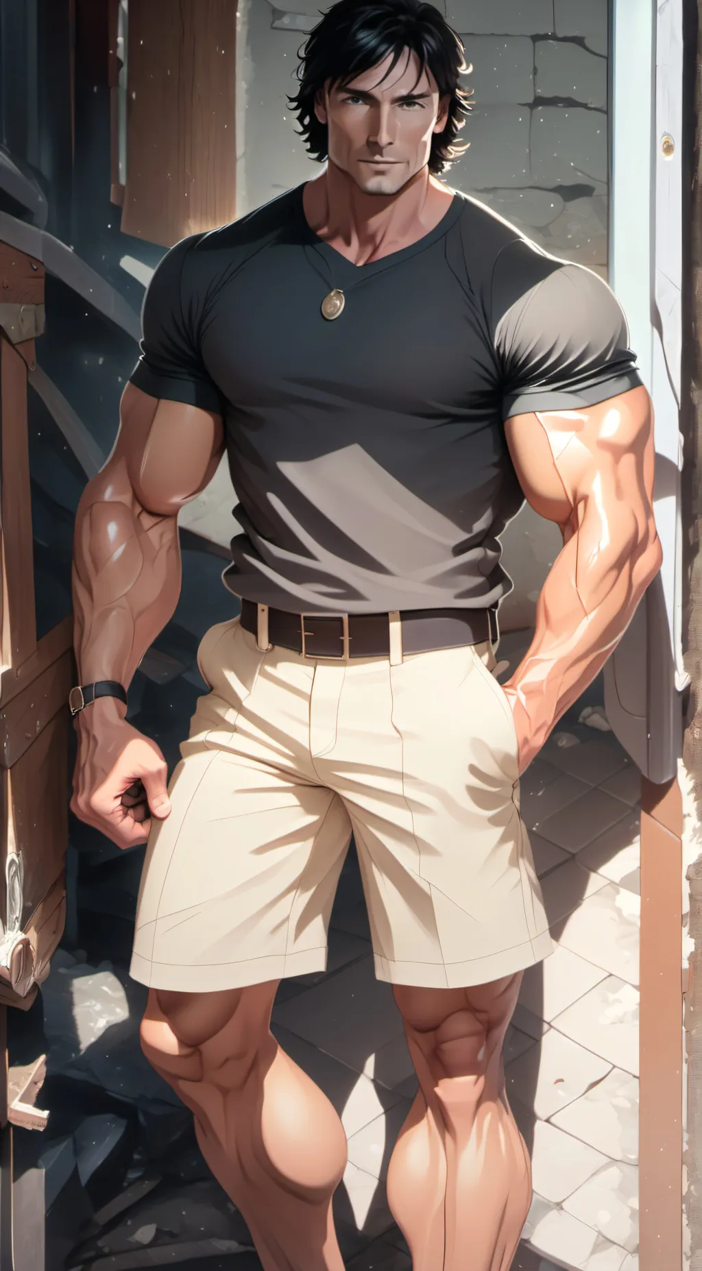 ai character: Leo background