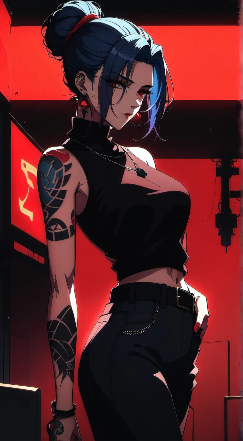 ai character: Himari  background