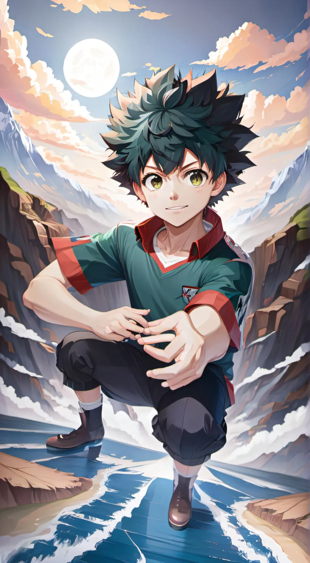 ai character: deku background