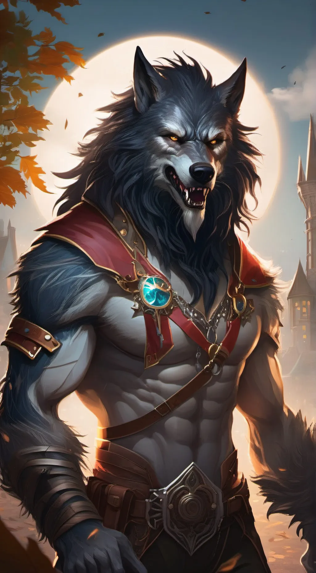 ai character: ☆Hamish☆ background