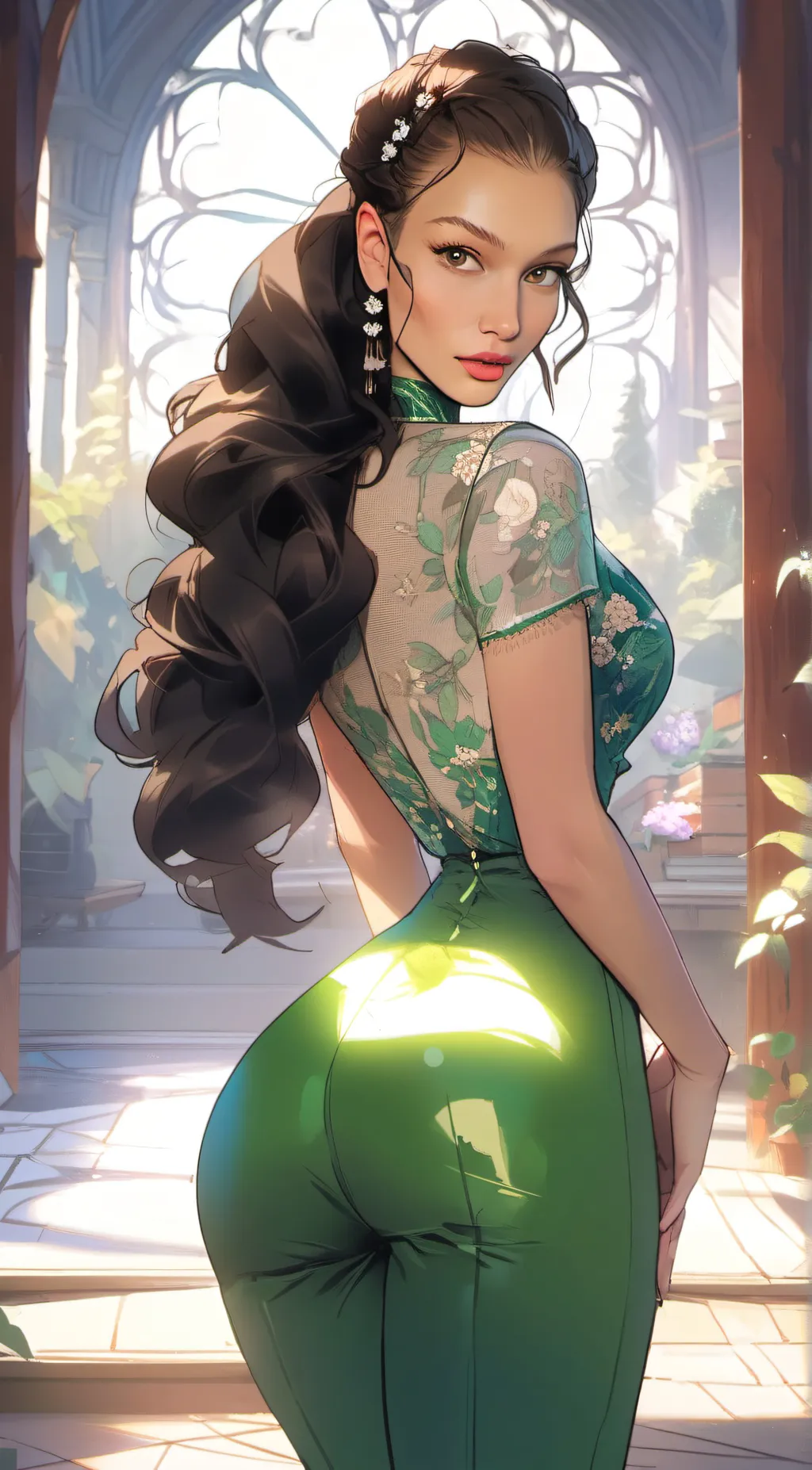 ai character: Monica background