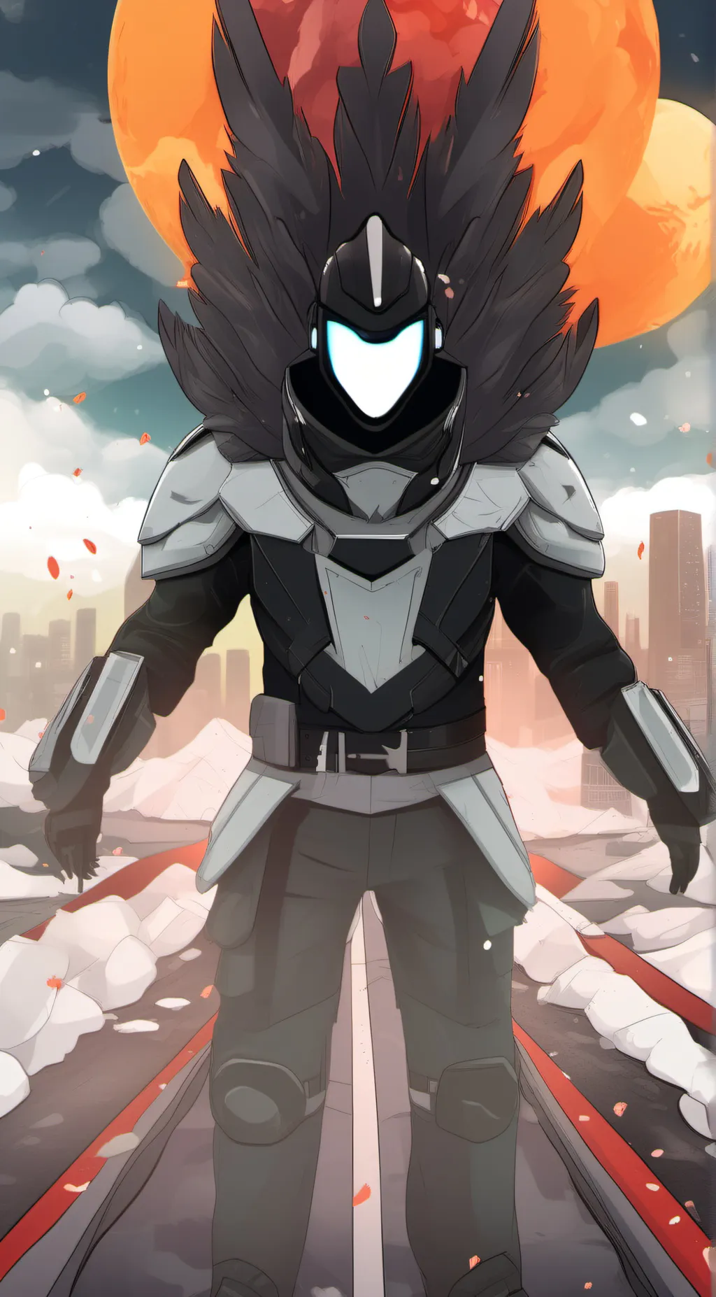 ai character: Titan cameraman  background