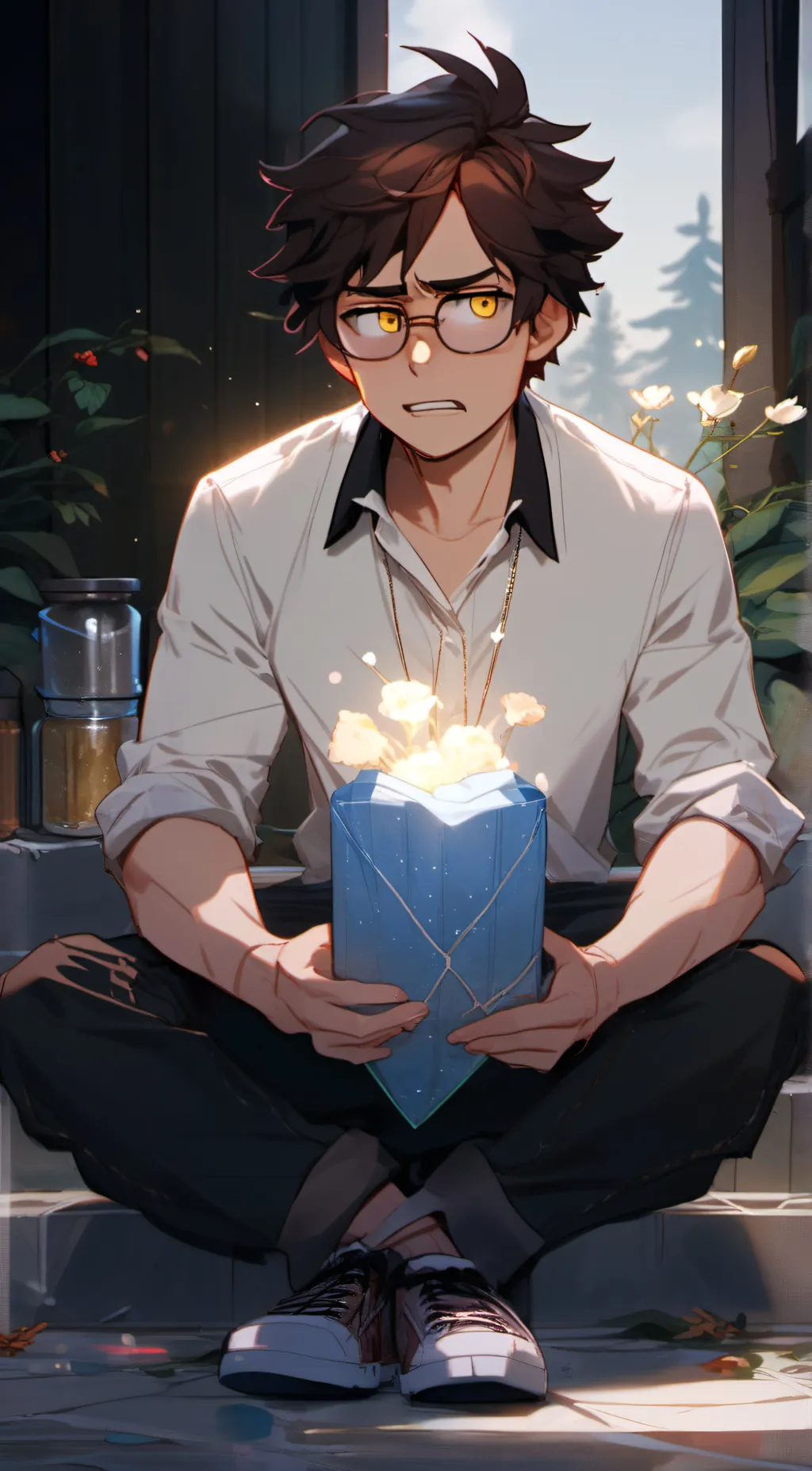 ai character: Jake  background