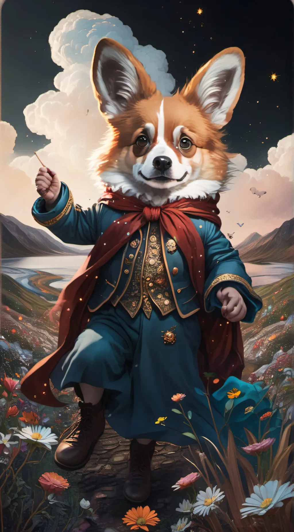 ai character: Foxy(fnaf) background