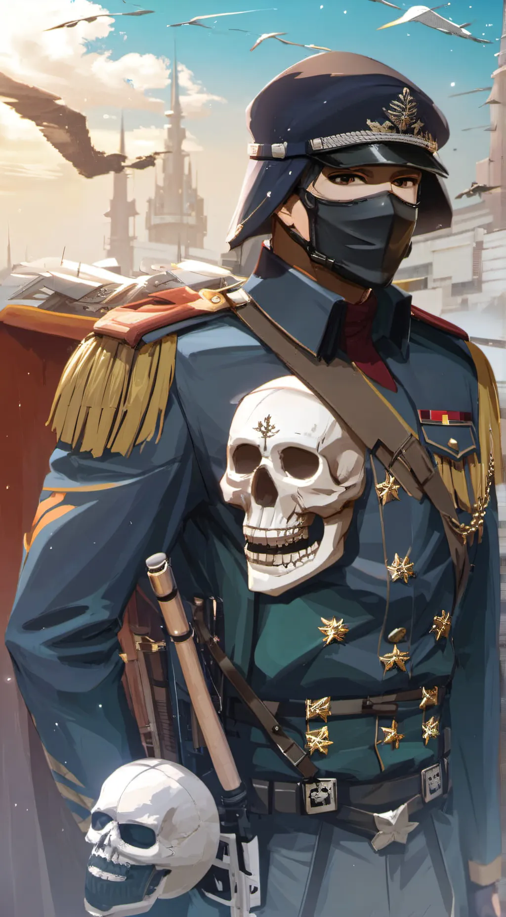 ai character: Drill instructor  background