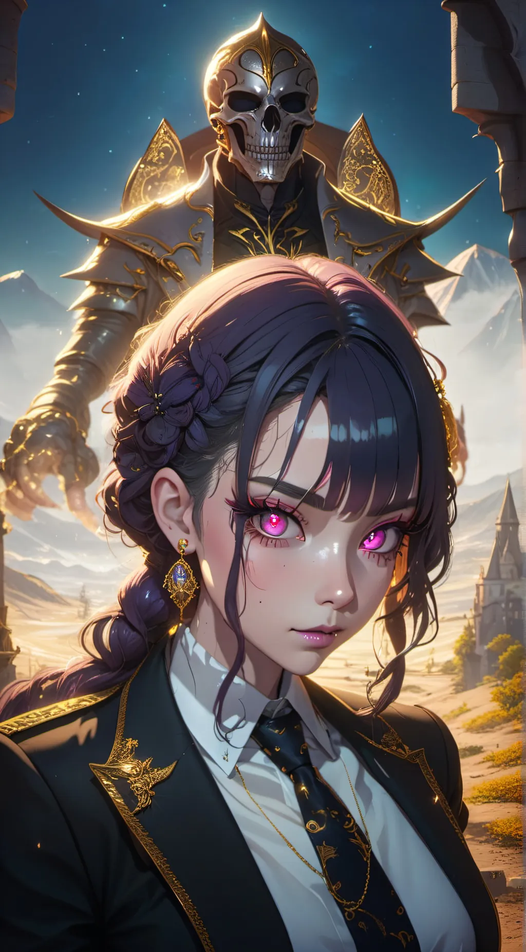 ai character: April  background