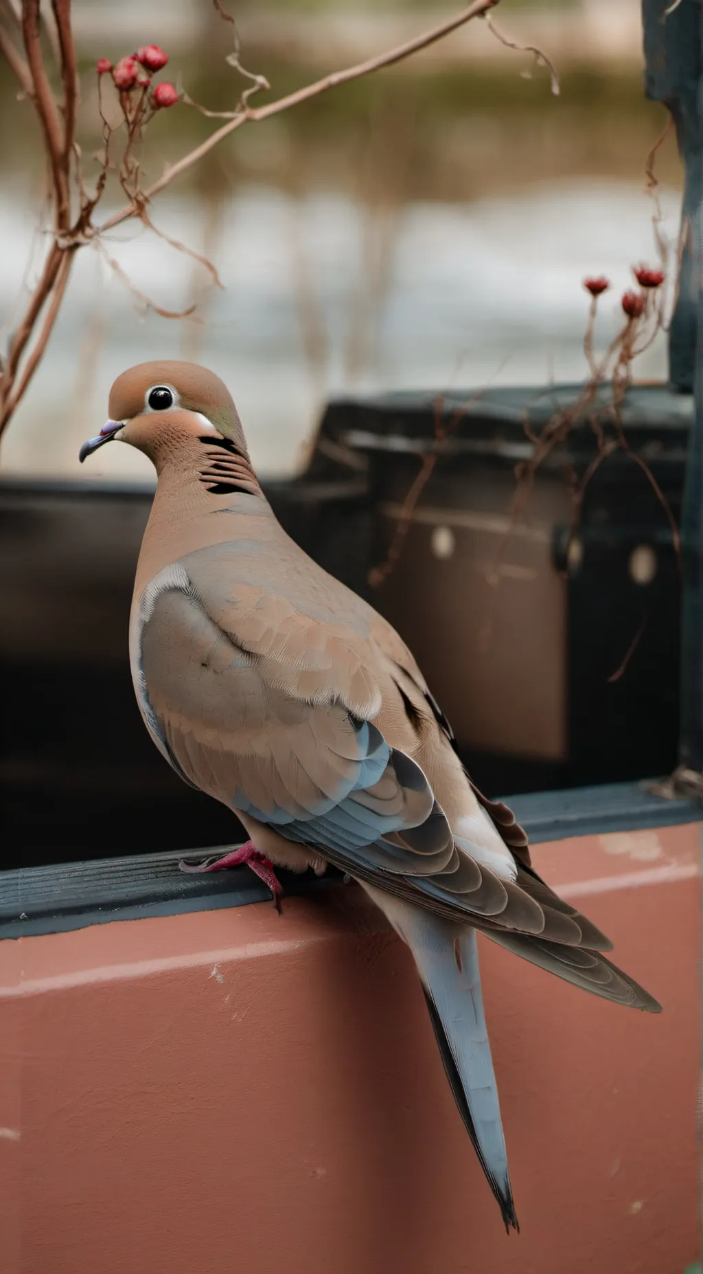 ai character: the mourning dove background