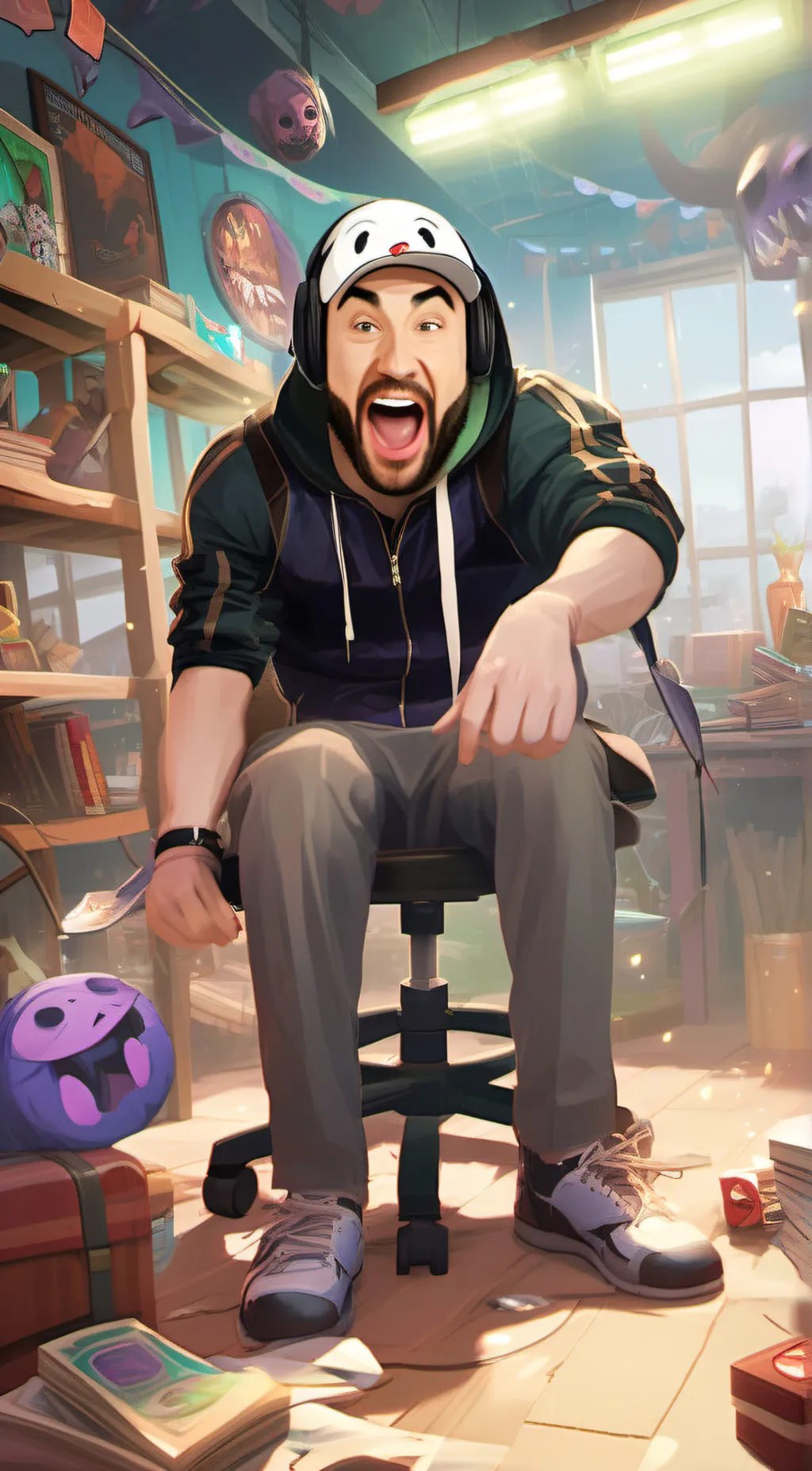 ai character: Bushwack 18 background