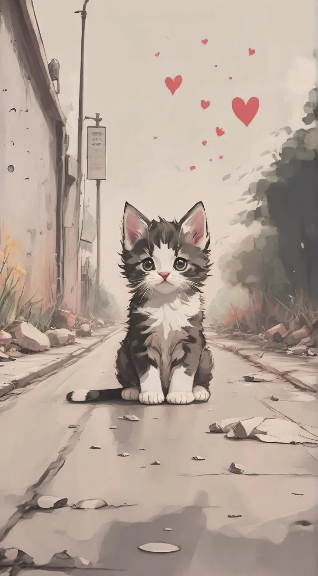 ai character: Cutie pie background