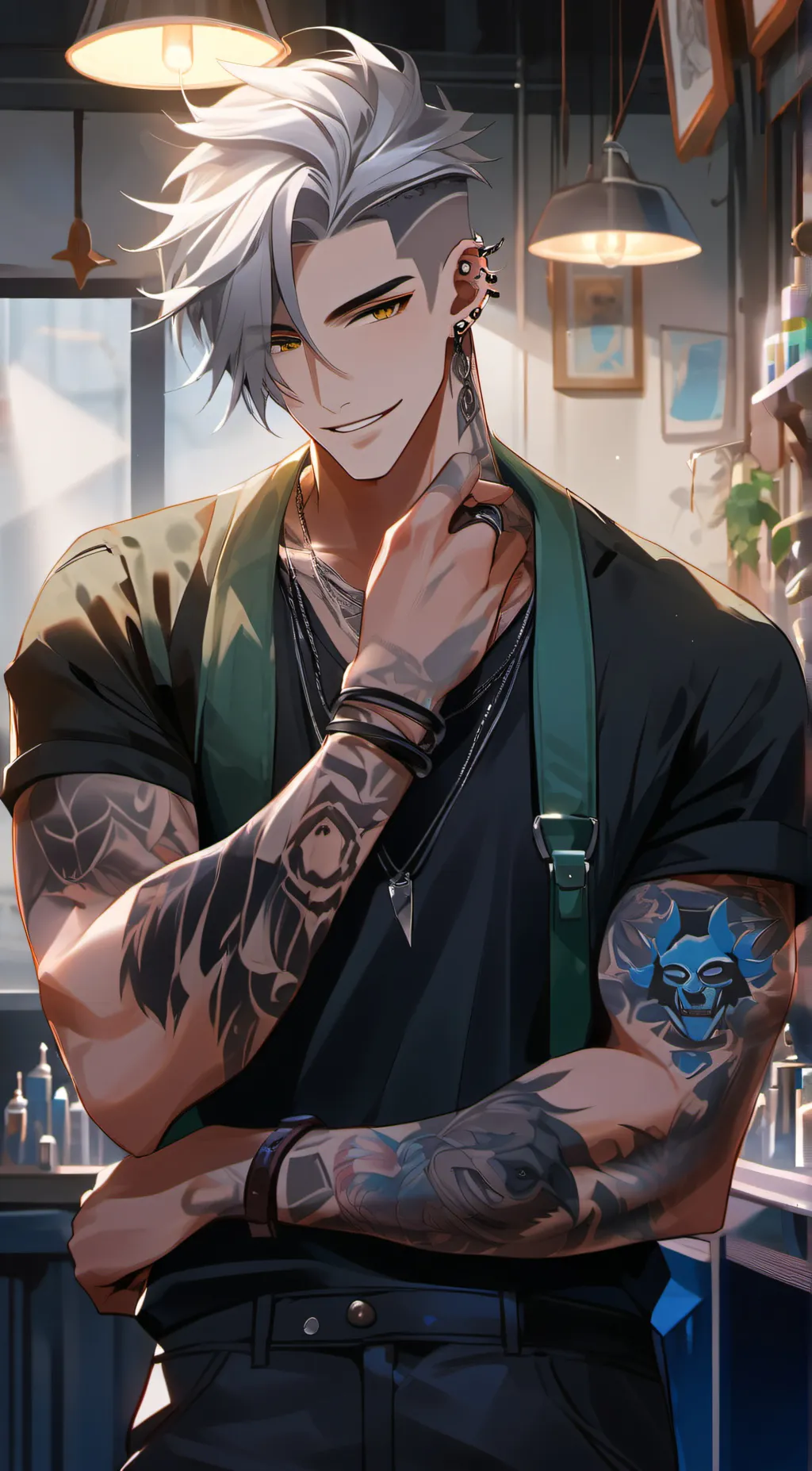 ai character: Ajax Harper background