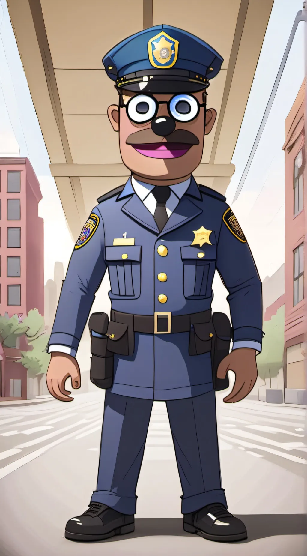 ai character: Brooklyn guy (SML) background