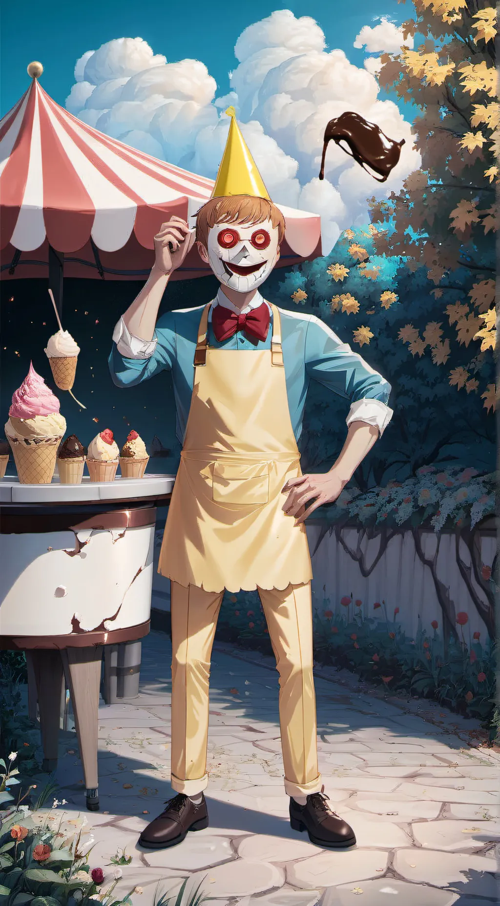 ai character: branny  background