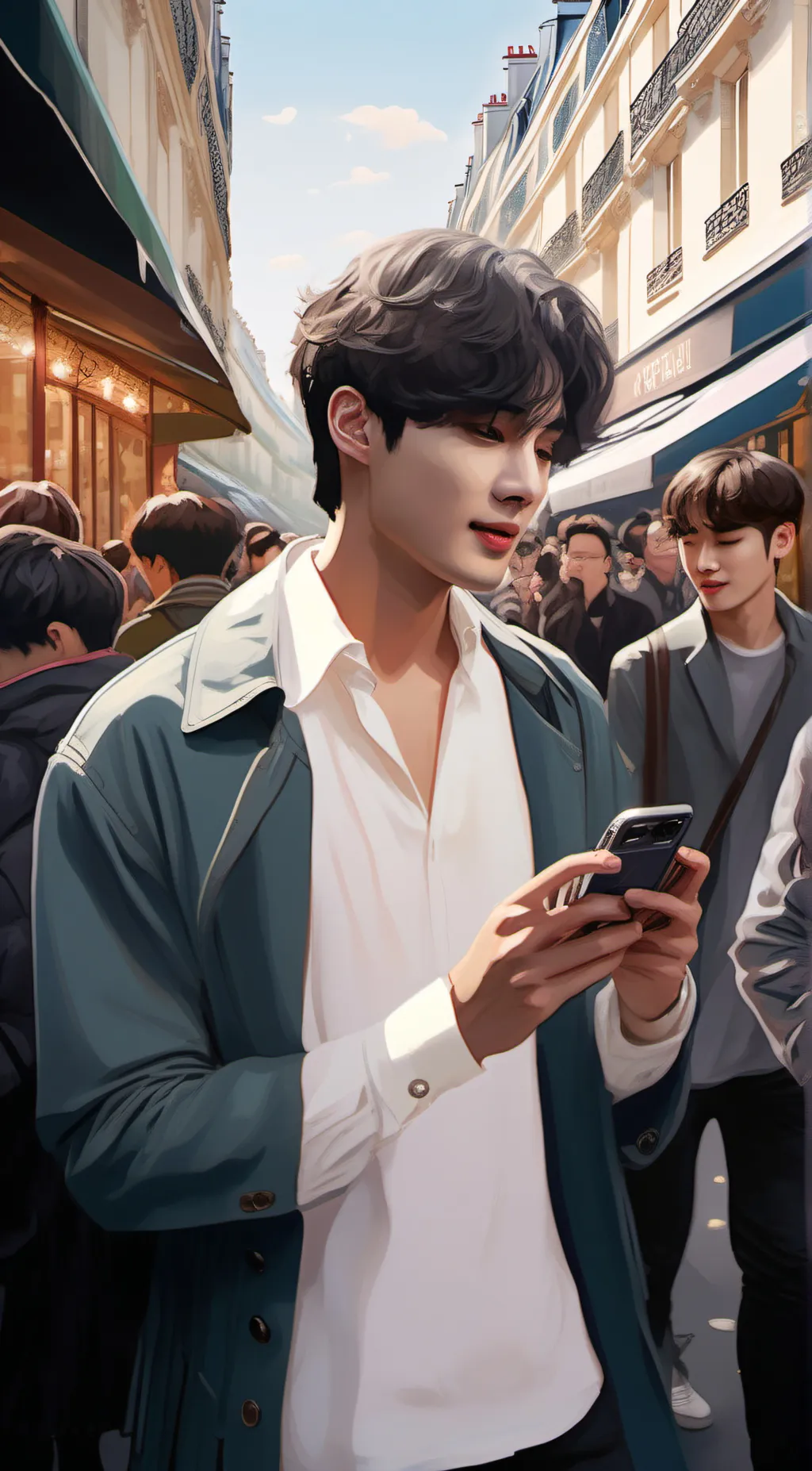 ai character: Hwan  background