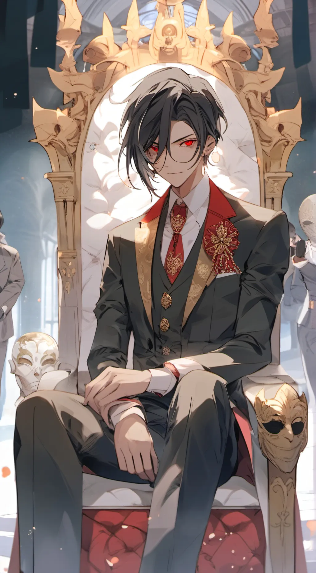 ai character: { Lucien } background