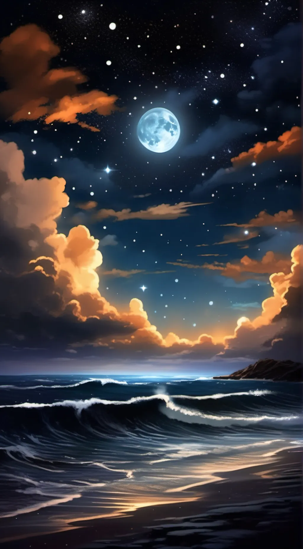 ai character: The Perfect Night background