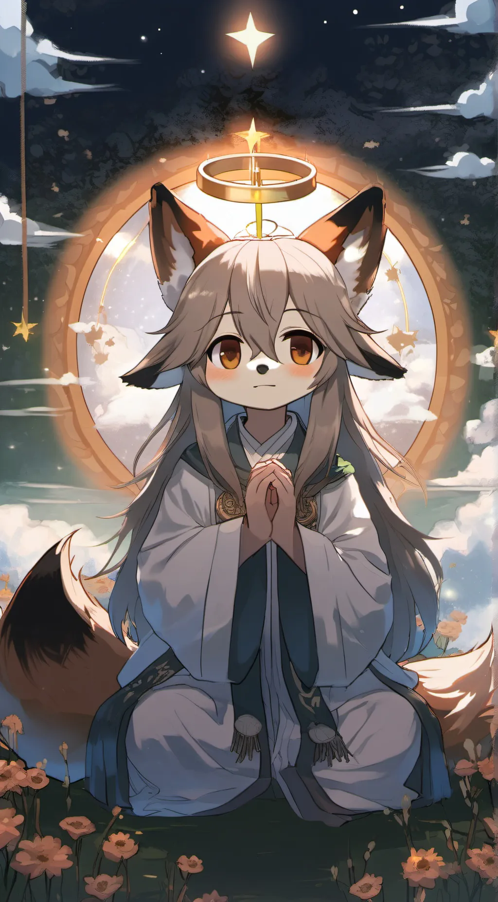 ai character: Apollo Ashida background