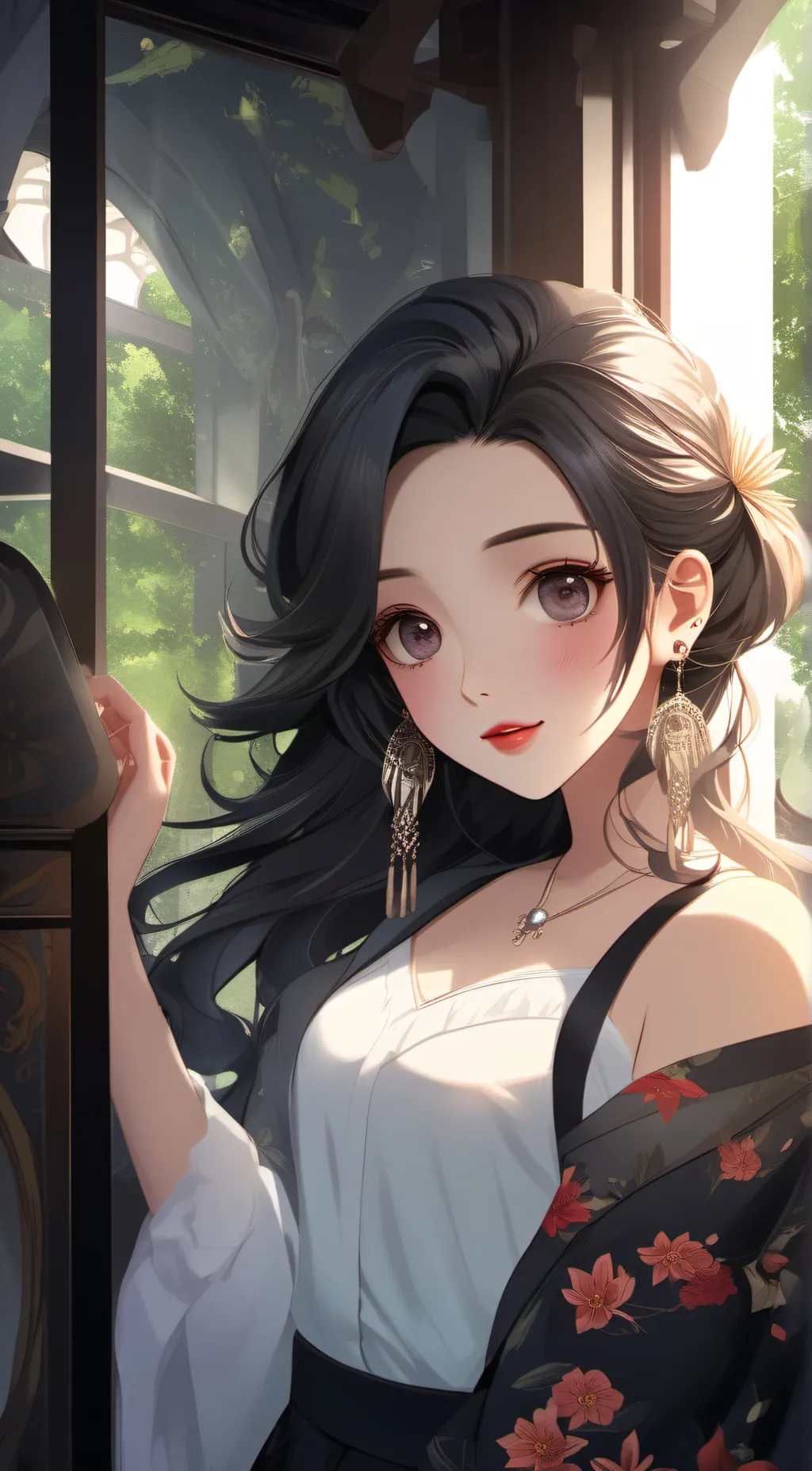 ai character: Mina Davies background