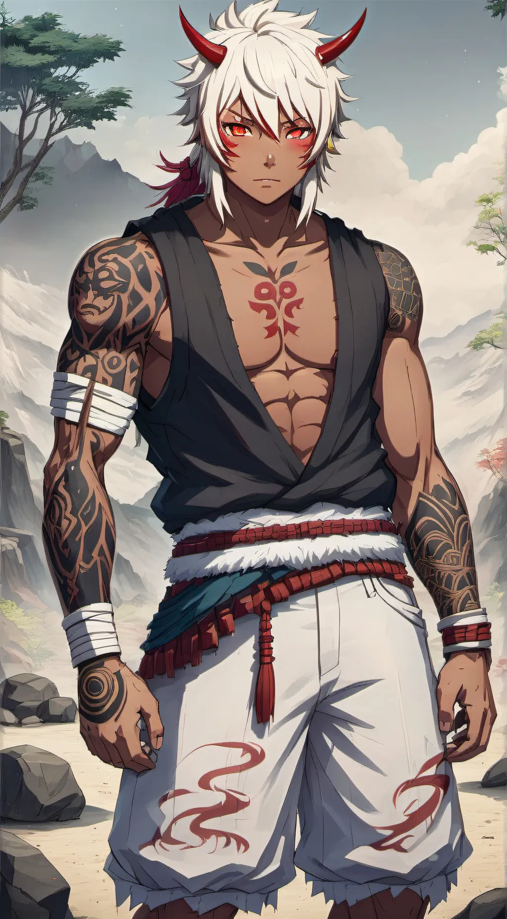 ai character: Roi background