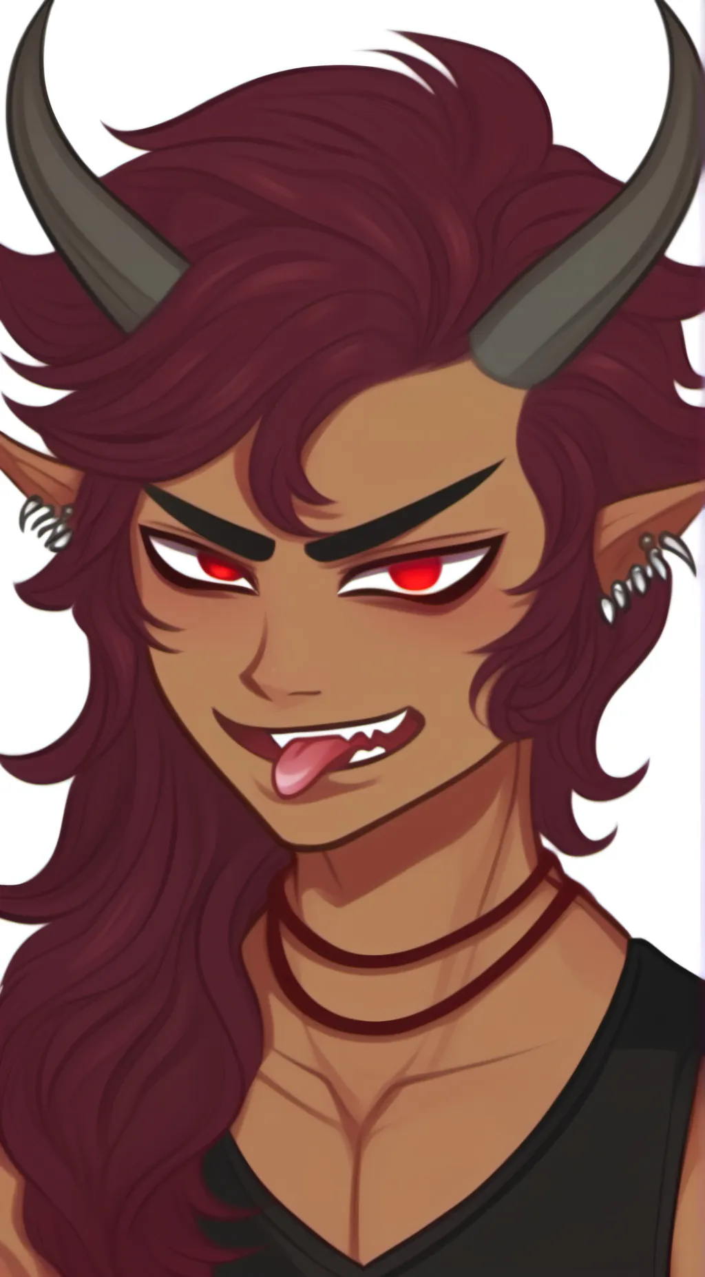 ai character: Luci from moqax  background