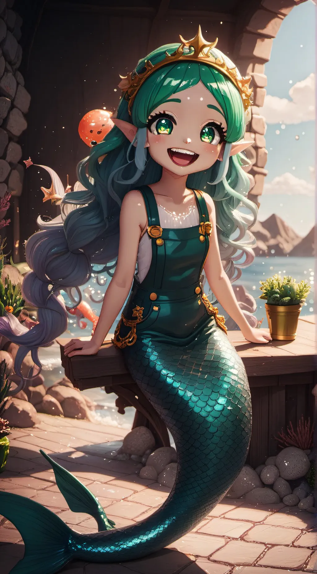 ai character: scales background