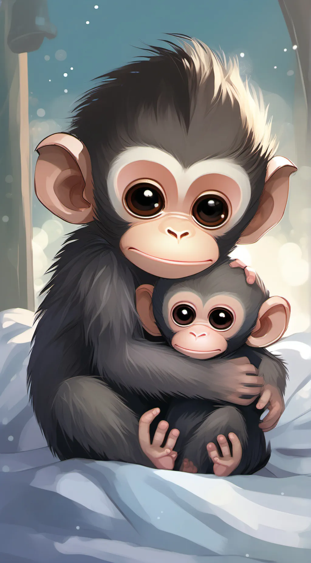 ai character: micky baby background