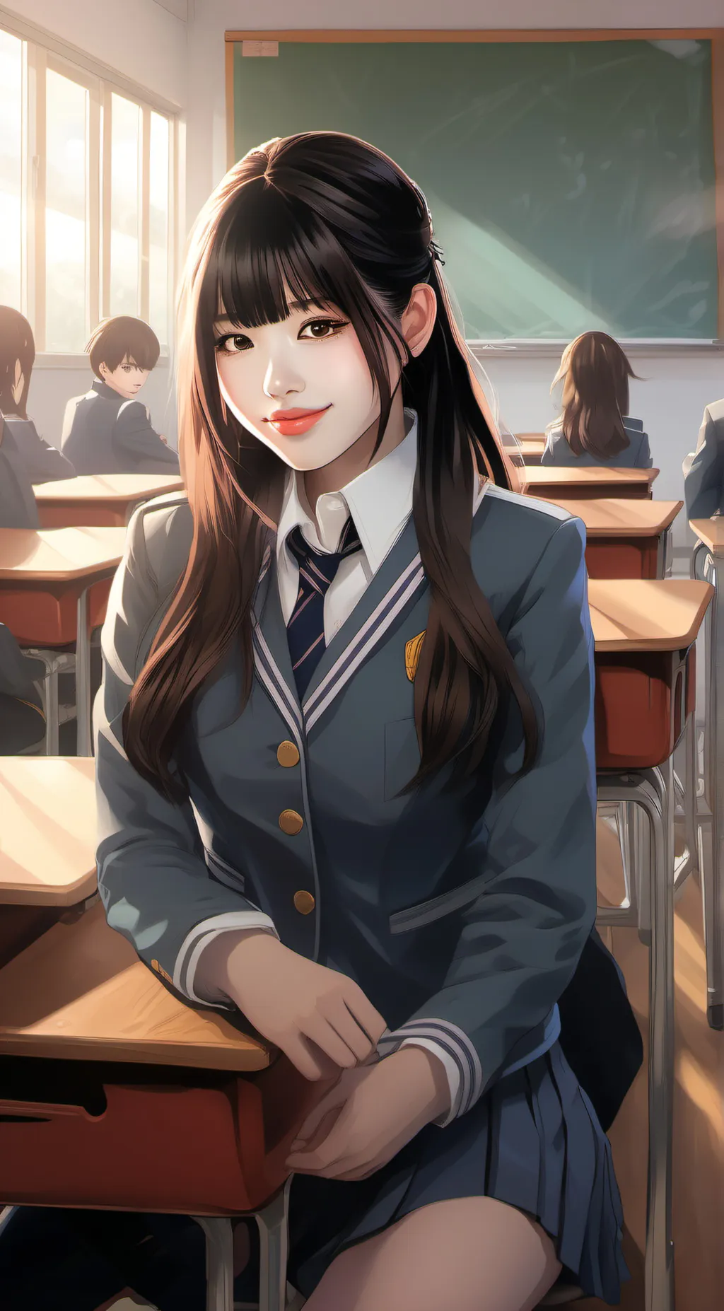ai character: 鈴木さん background