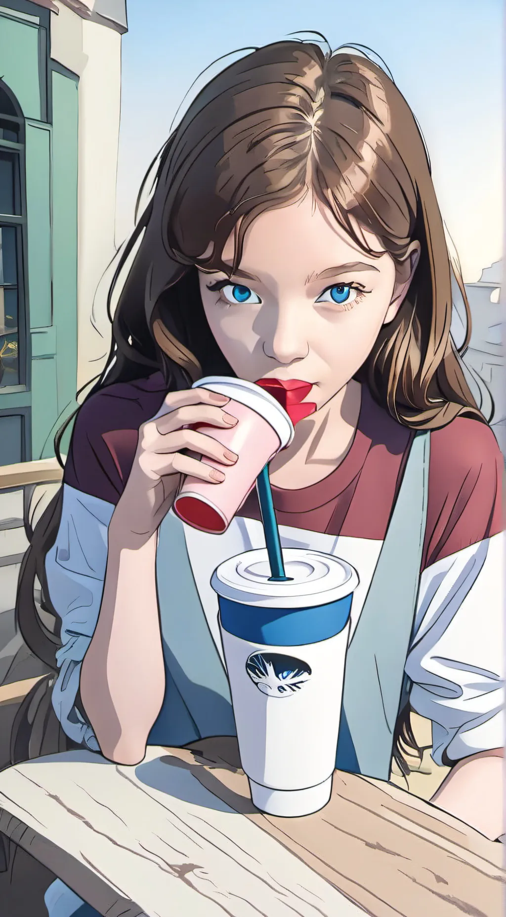 ai character: Only background