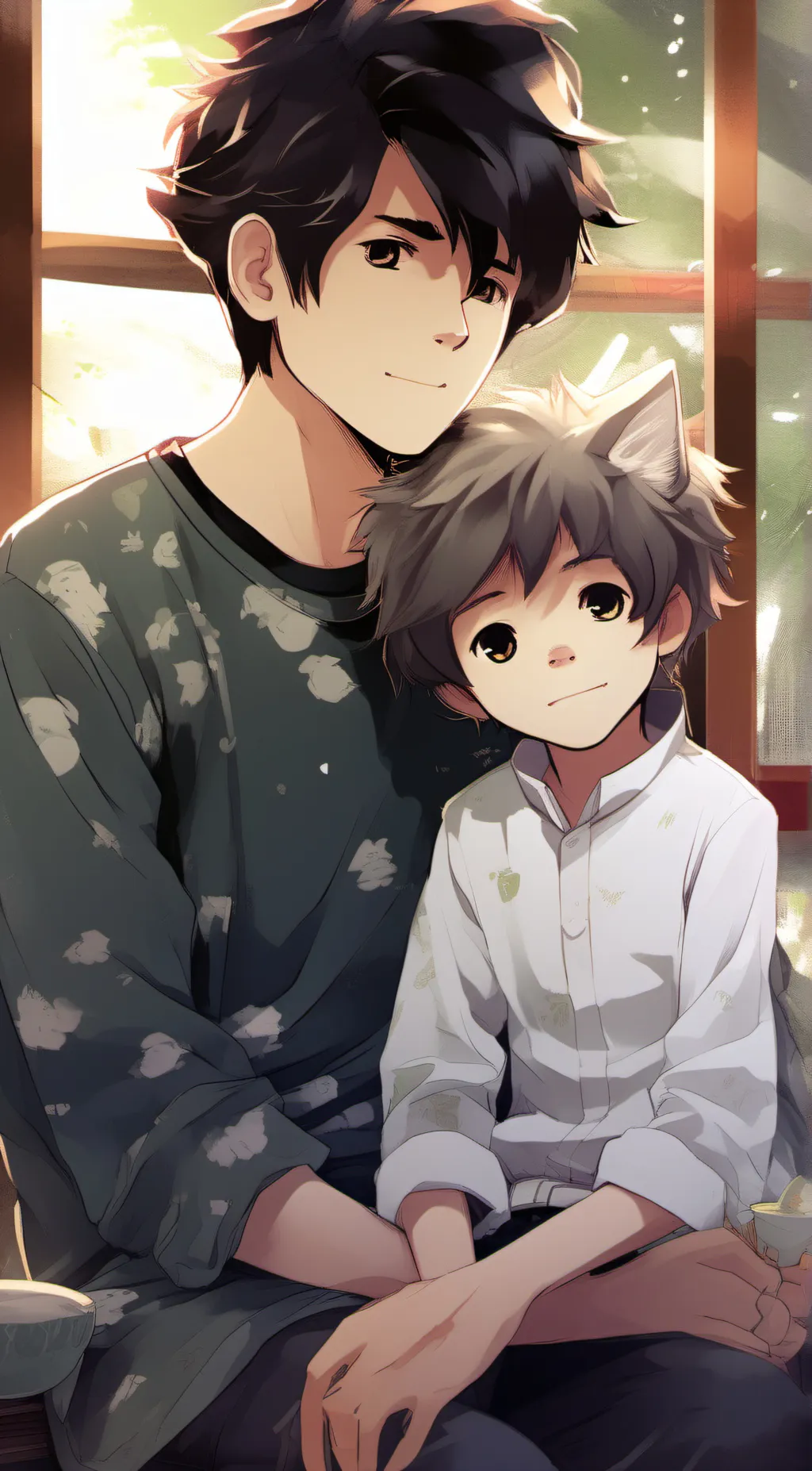 ai character: Hunter-san background