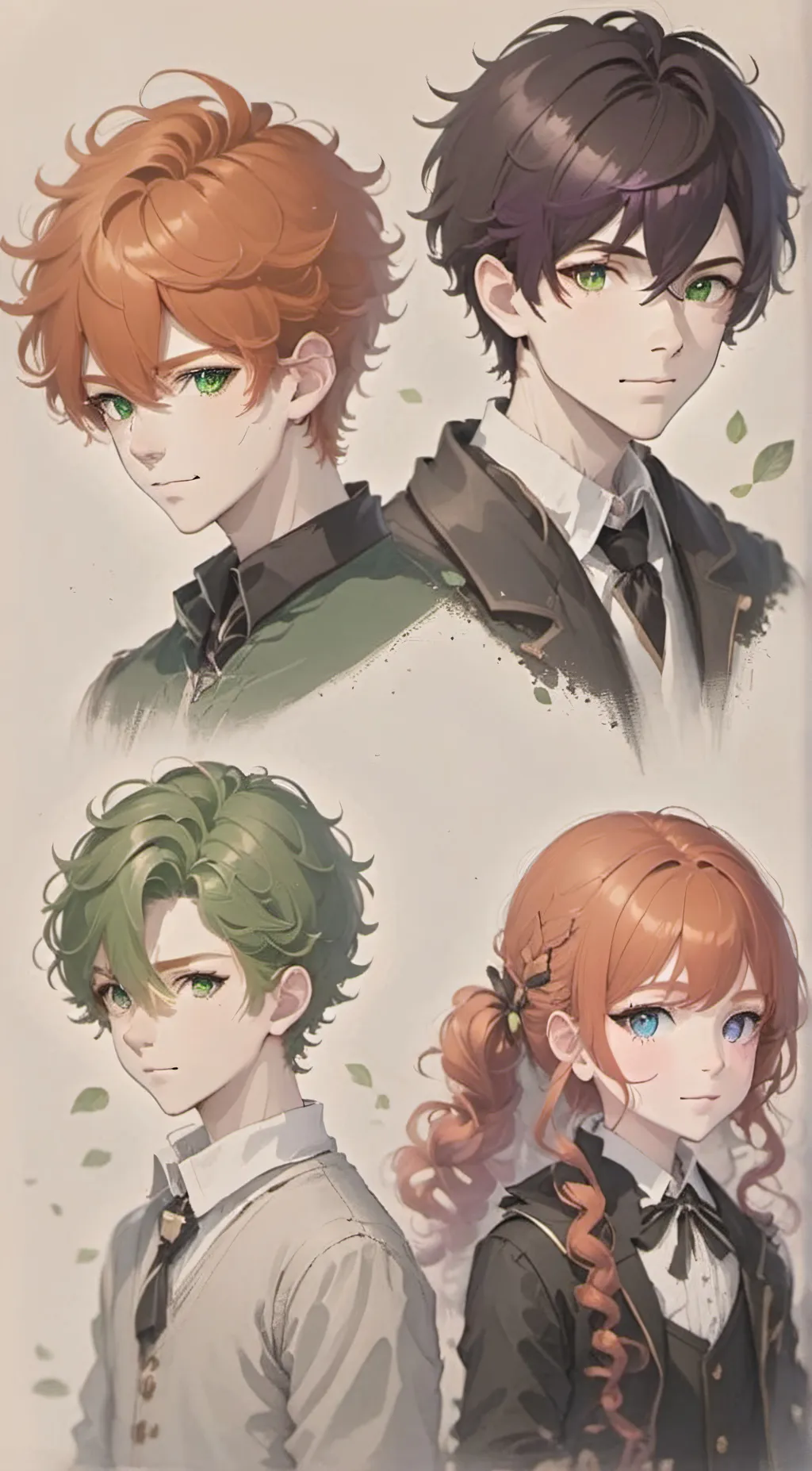 ai character: Afton family  background