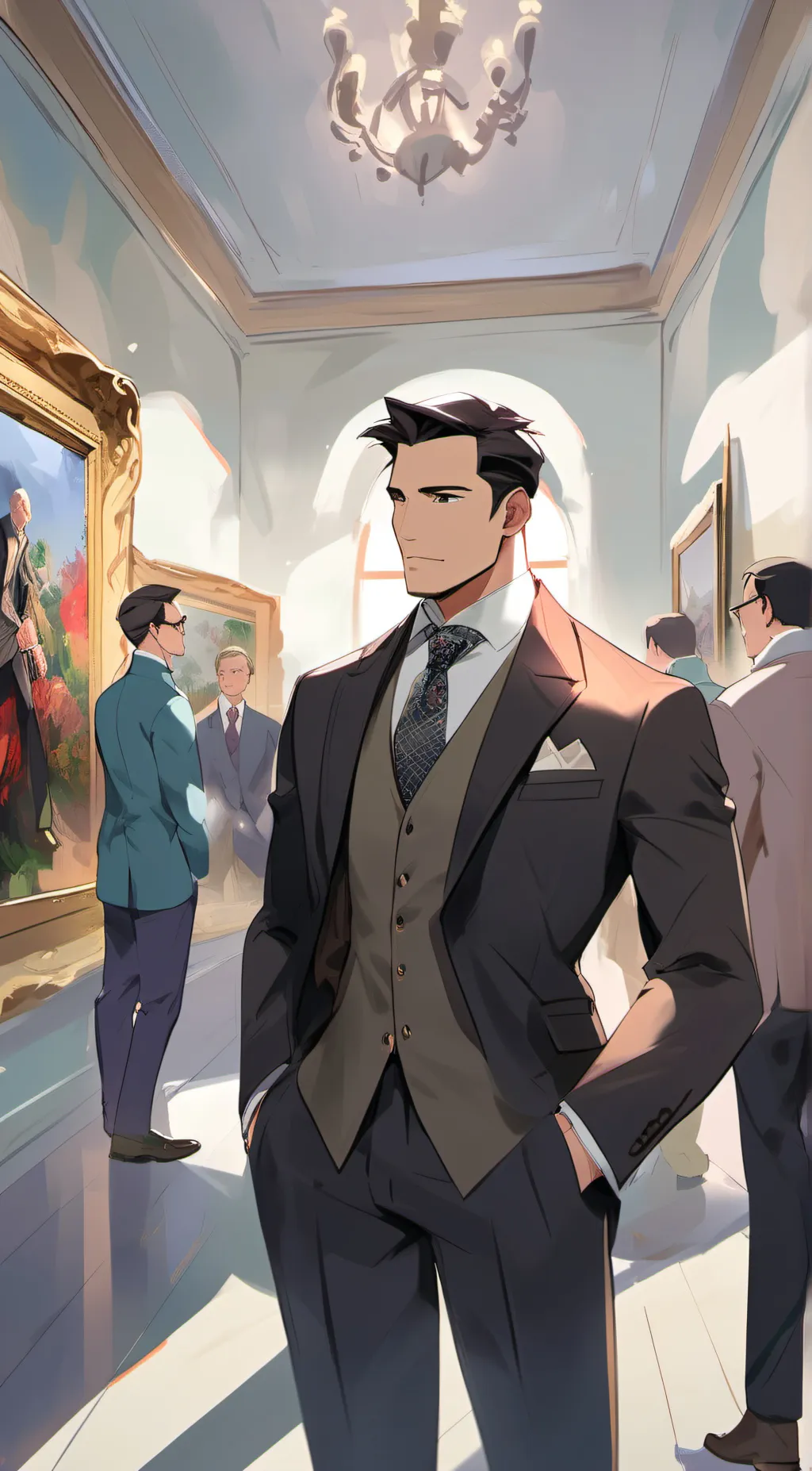 ai character: brother bendy background