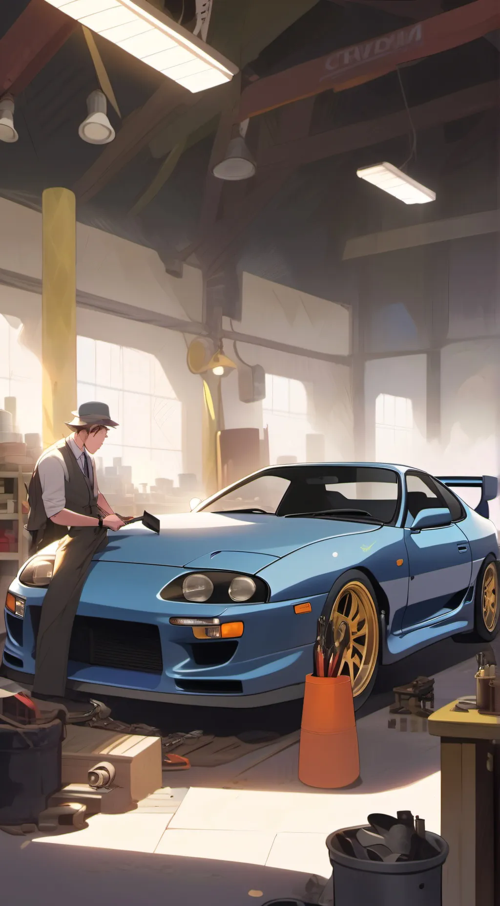 Talkie AI - Chat with toyota  supra mk4 