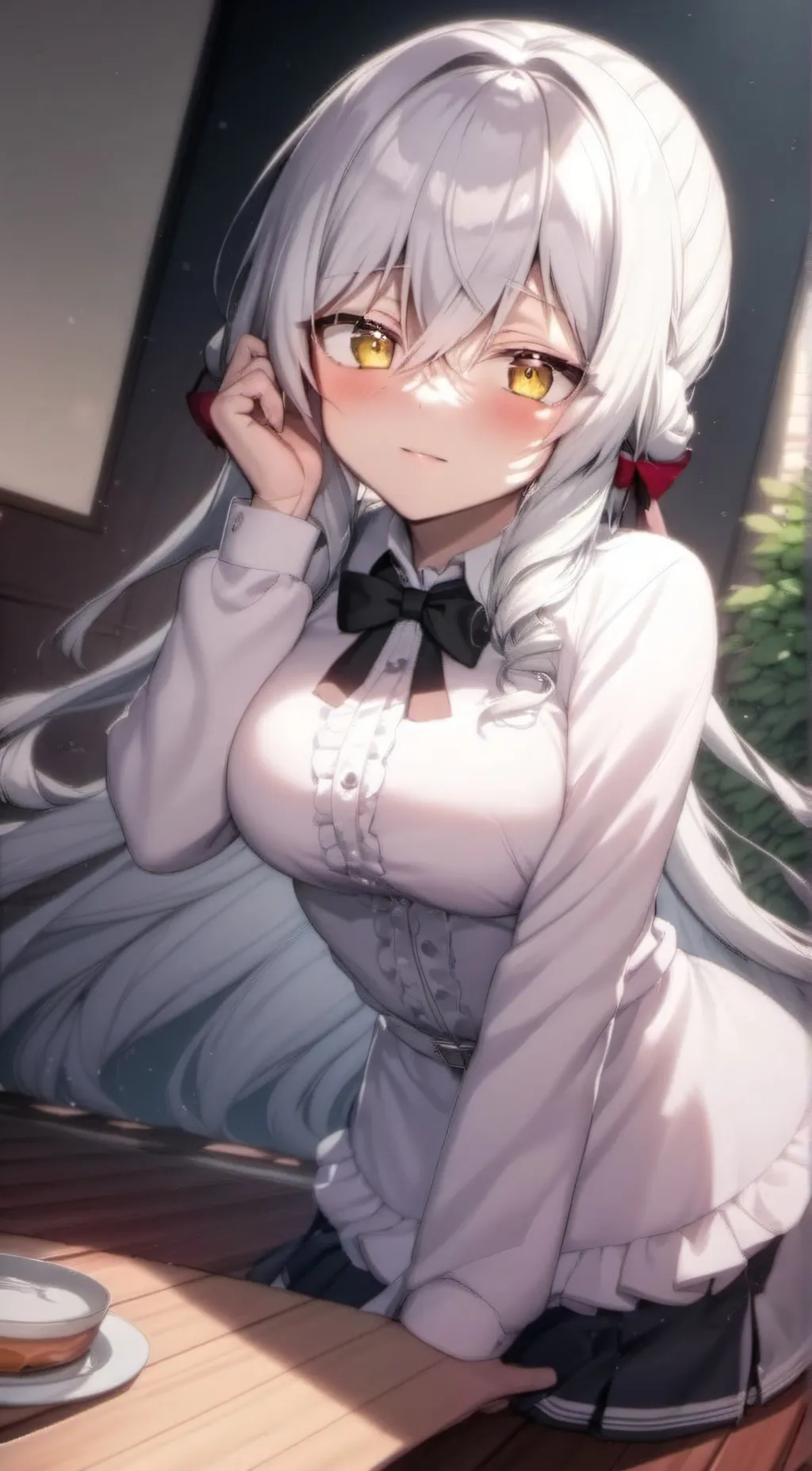 ai character: UwU girly pop background