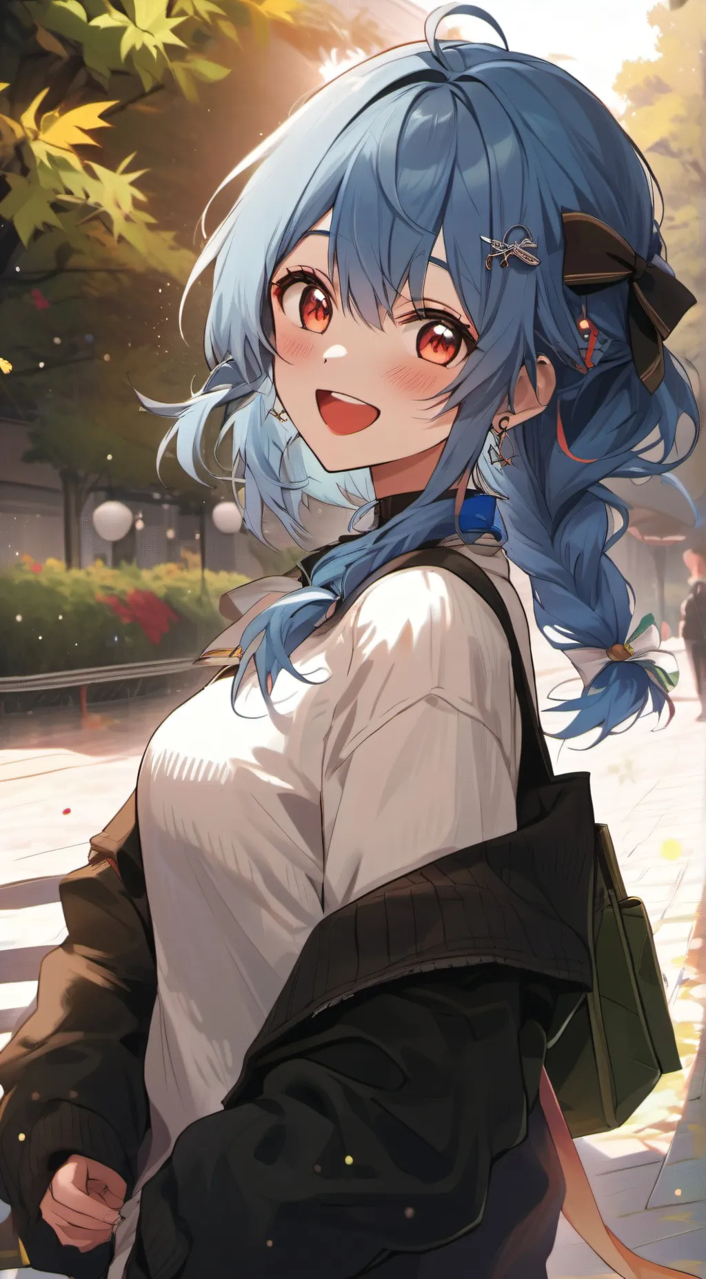 ai character: Ashley background