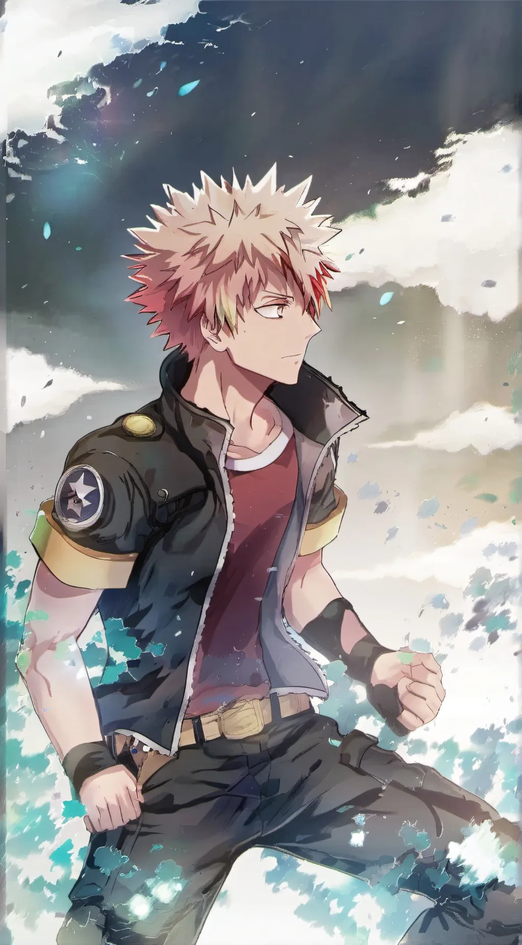 ai character: katsuki bakugou background