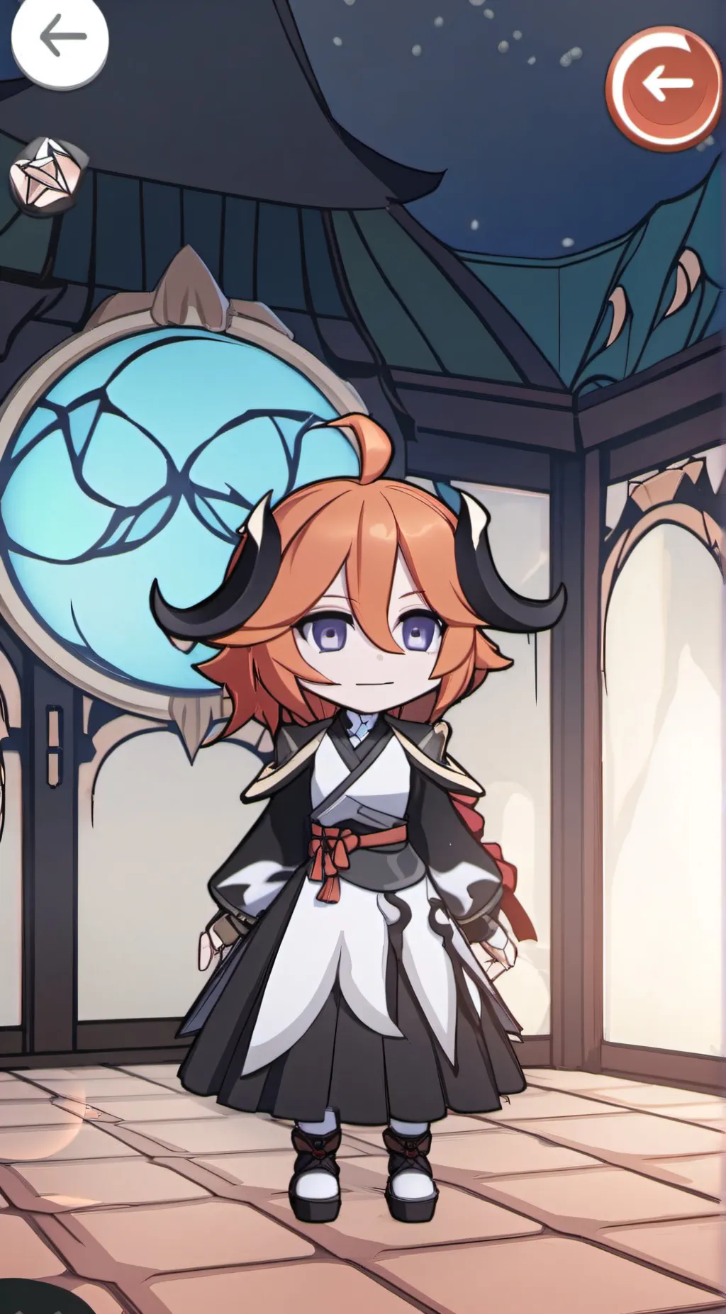 ai character: Elizabeth Afton  background