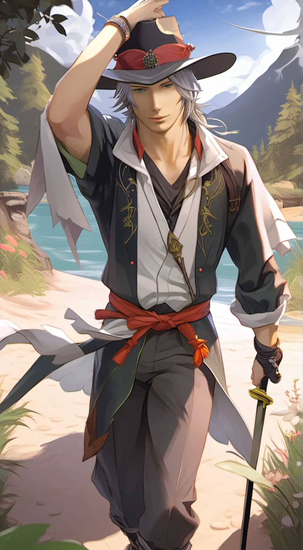 ai character: Locke background