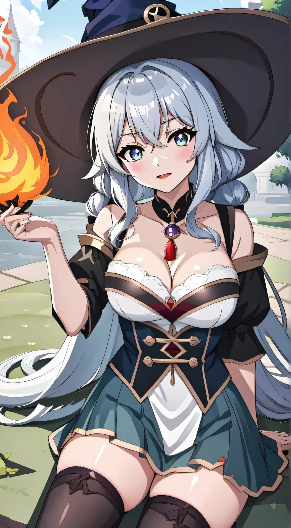 ai character: Luna background