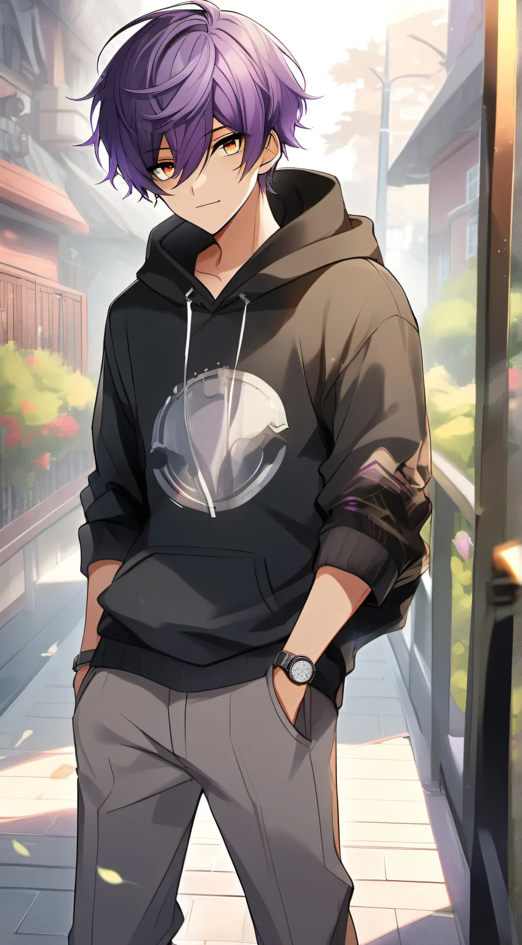 ai character: Drew background