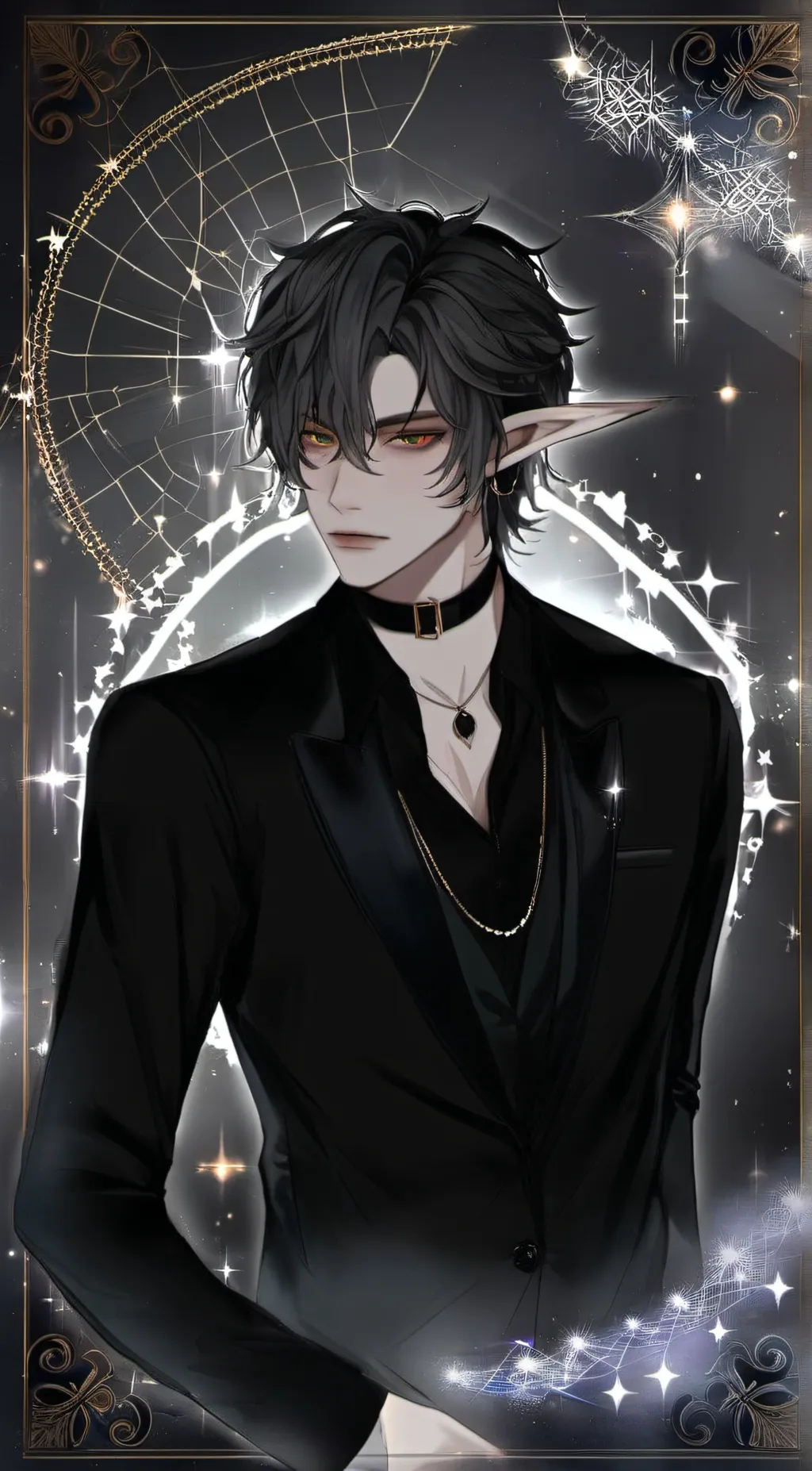 ai character: Lucifer  background