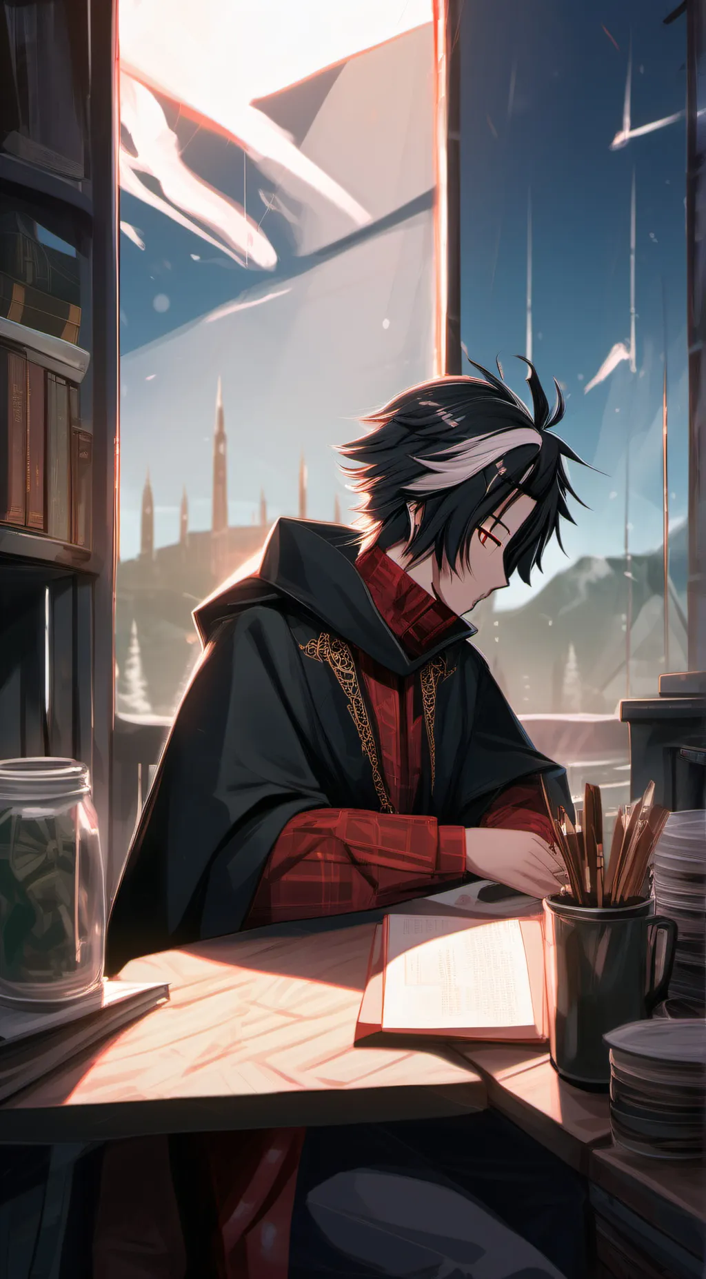 ai character: levi background