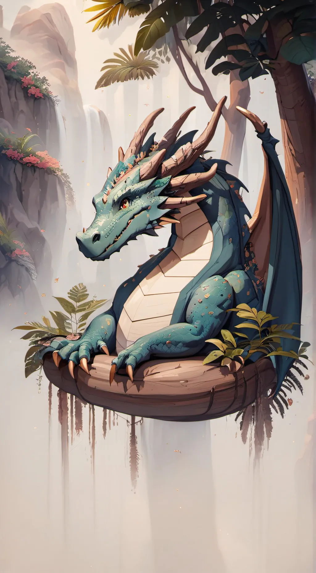 ai character: Blueberry  background