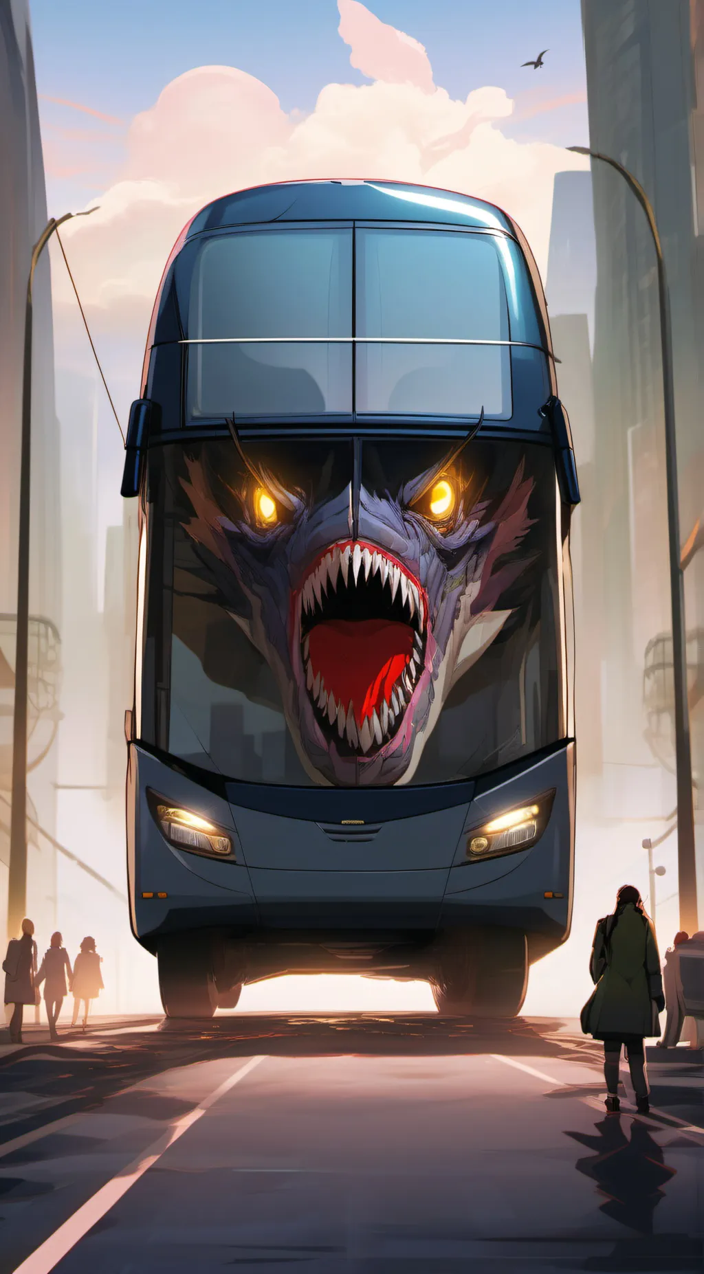 ai character: the bus background