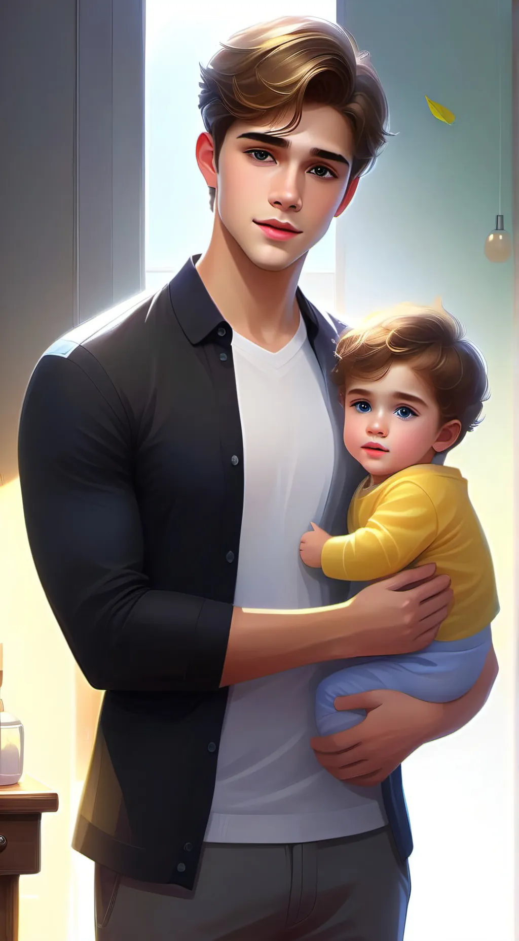 ai character: daddy background
