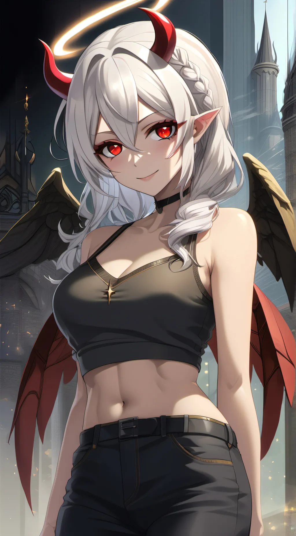 ai character: Ashley background