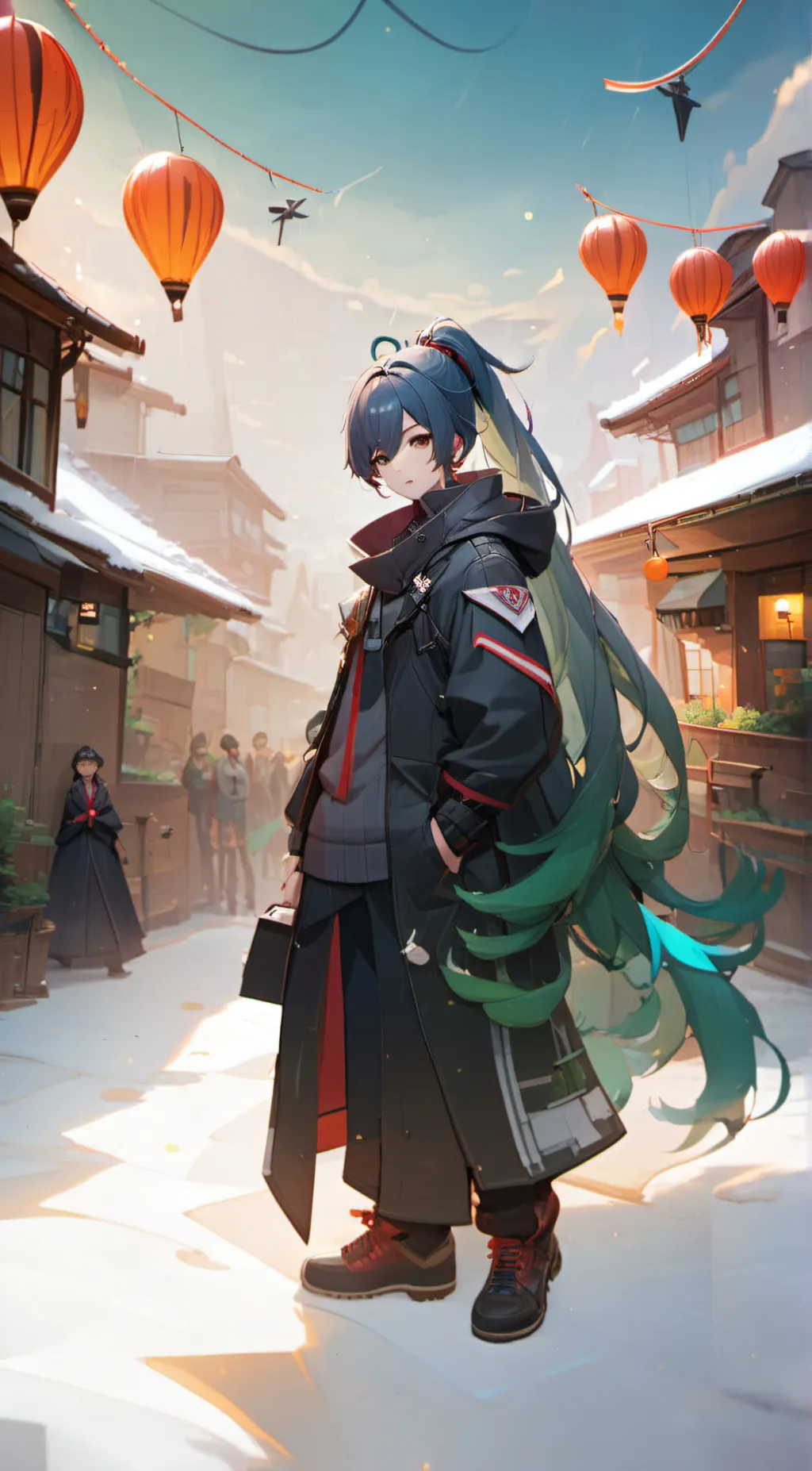 ai character: Mahogany background