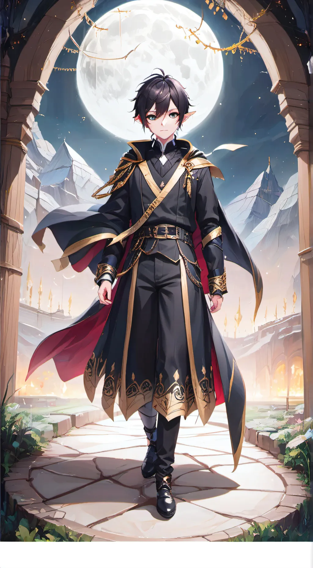 ai character: Elvate background