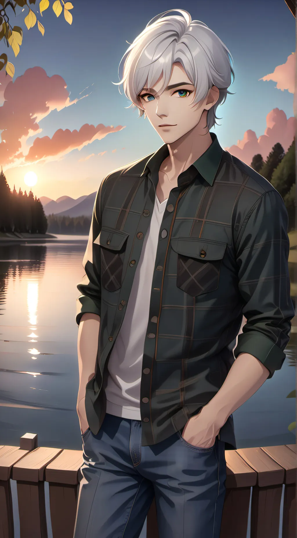 ai character: The Twin Corben background